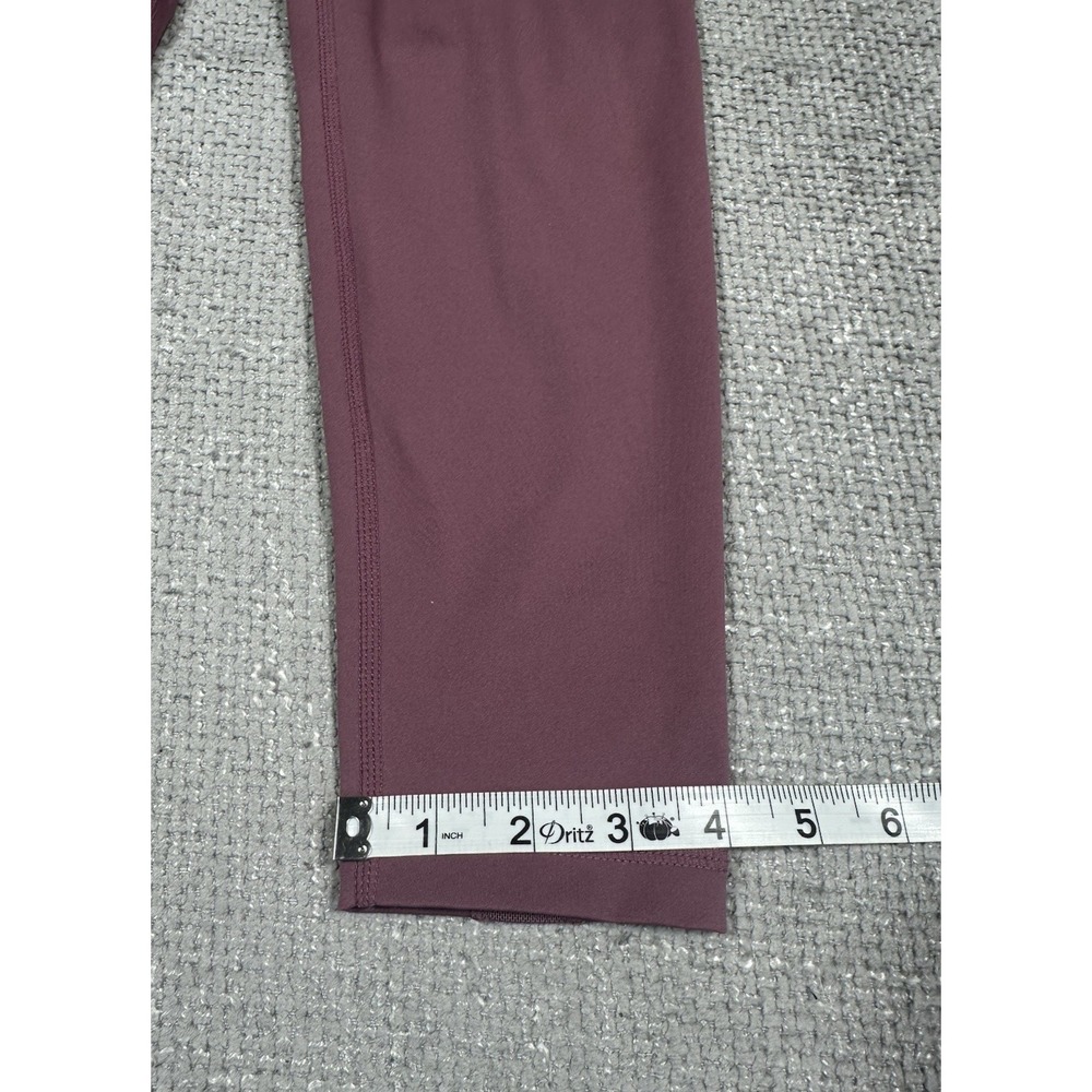 Nike Pro Leggings Womens Medium Mulberry Dri Fit Pockets 7/8 DN4691-533 - Picture 6 of 11